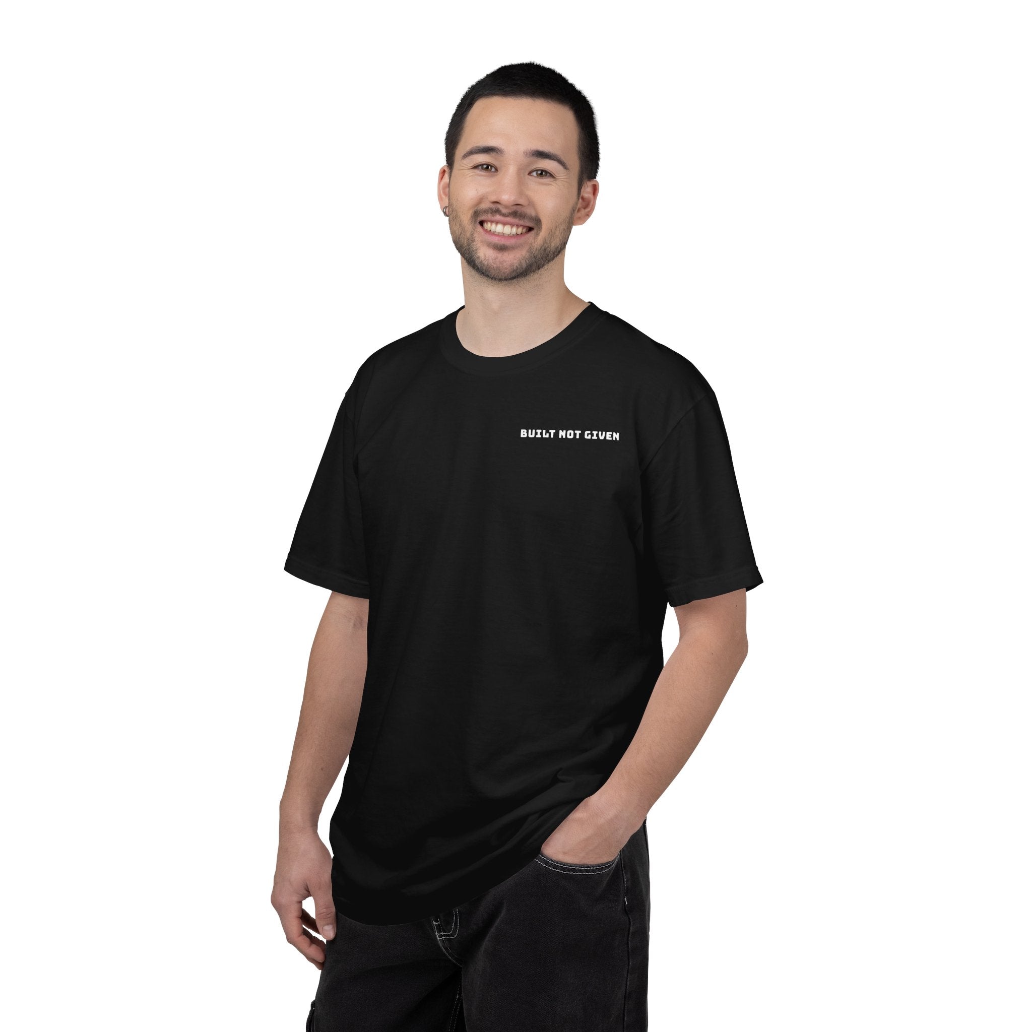 Built Not Given — First Release Premium Heavyweight T-Shirt