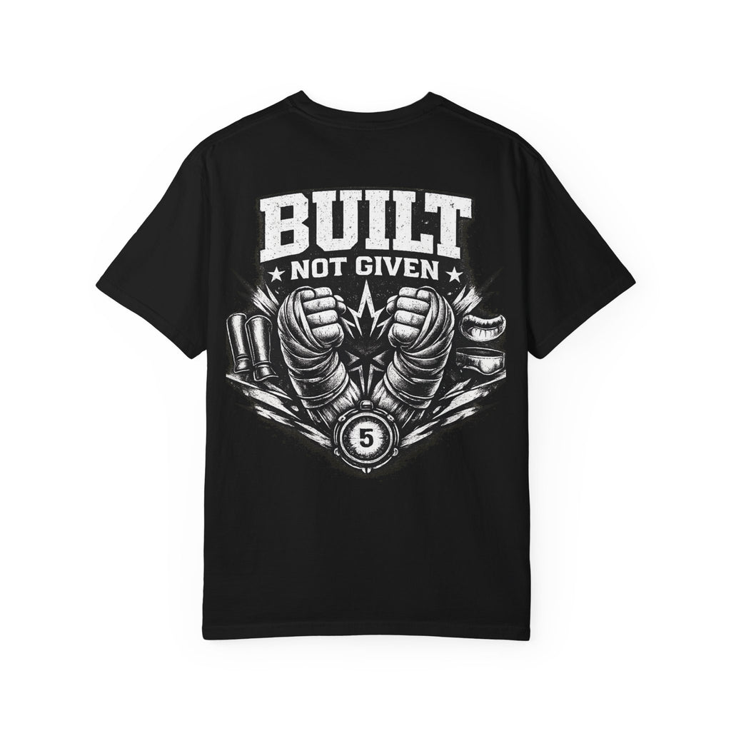 Built Not Given — First Release Premium Heavyweight T-Shirt