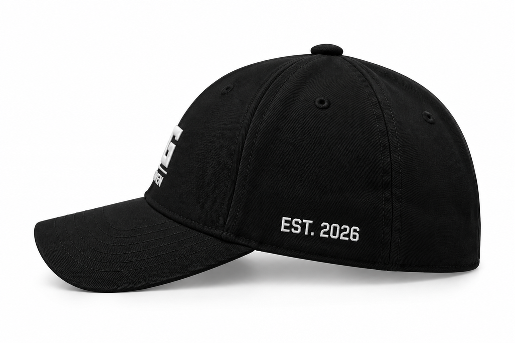 Built Not Given™ Signature Flexfit Cap — Black