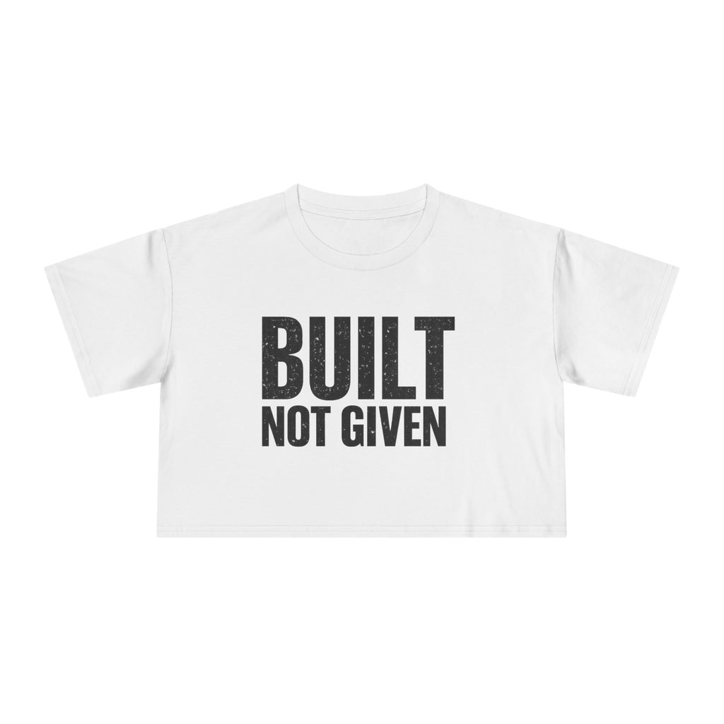 Built Not Given™ Women's Signature Crop Tee