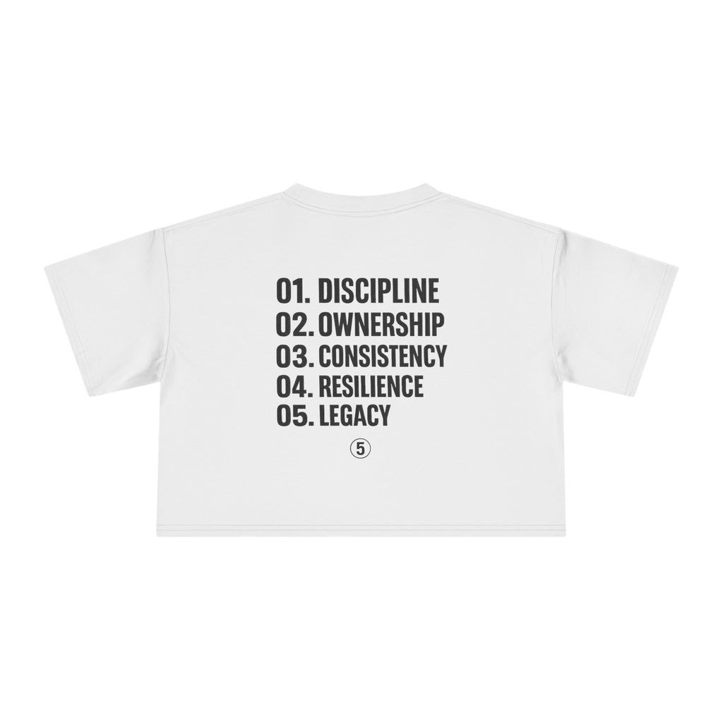 Built Not Given™ Women's Signature Crop Tee