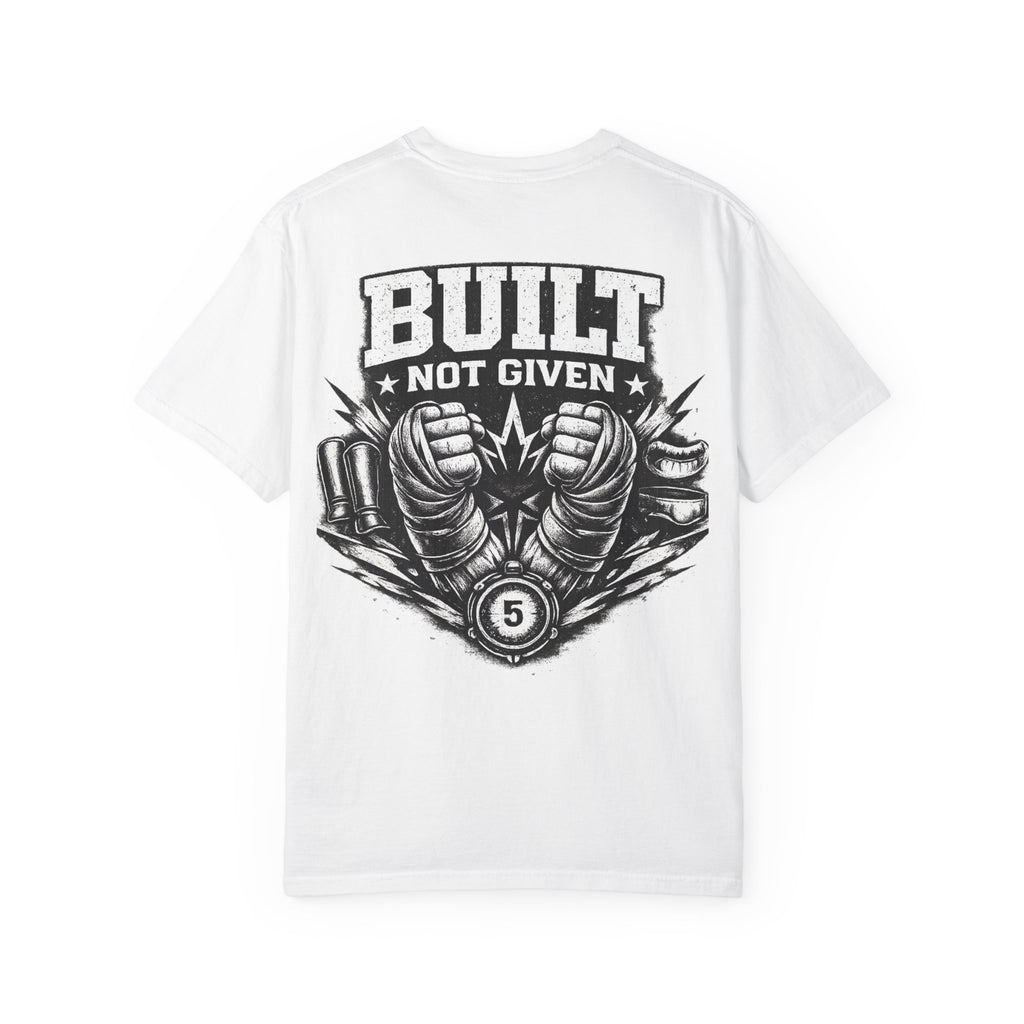 Built Not Given — First Release Premium Heavyweight T-Shirt