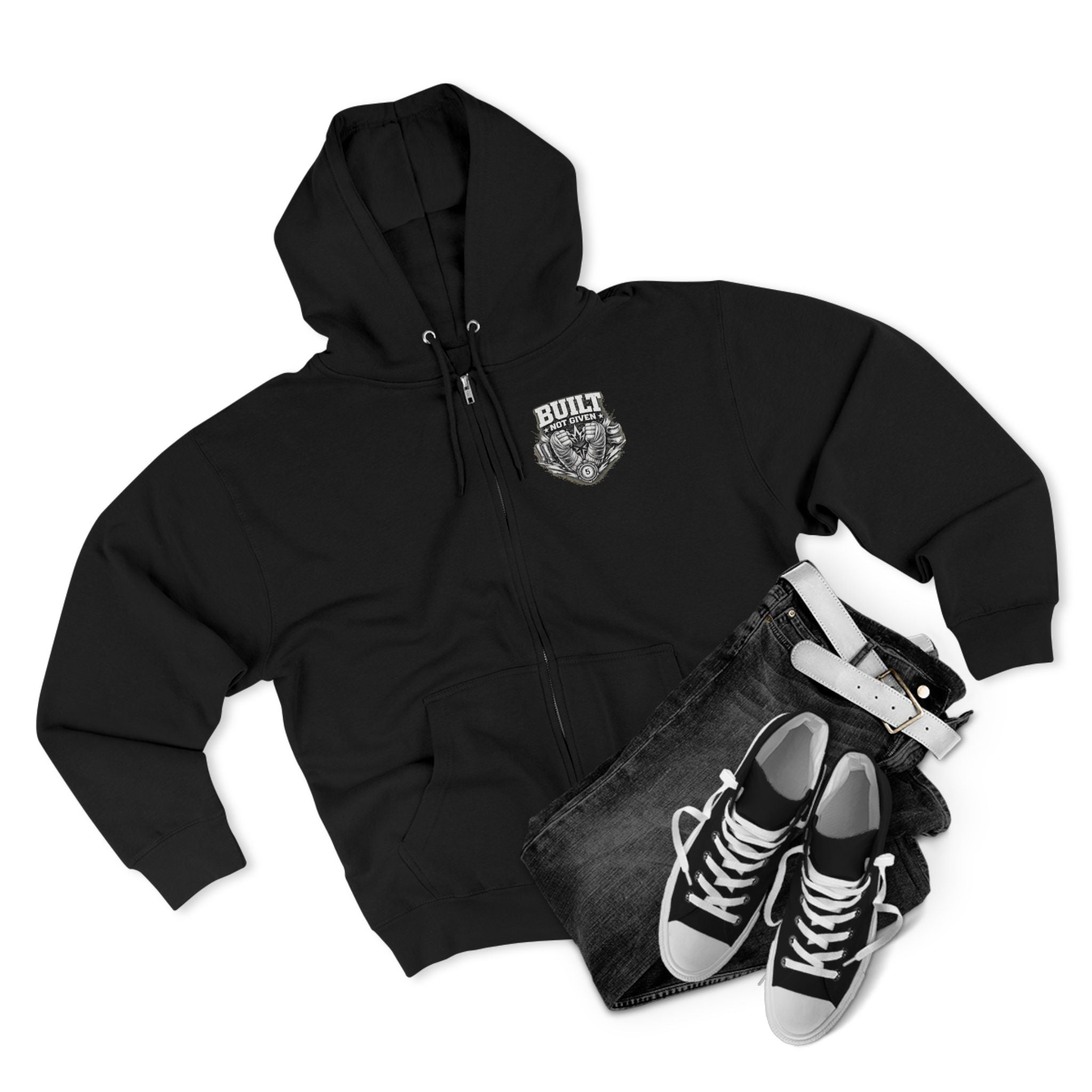 Built Not Given™ Signature Zip Hoodie