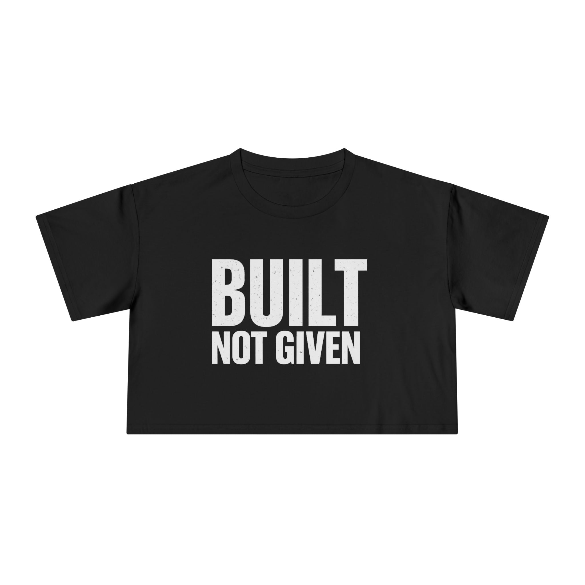 Built Not Given™ Women's Signature Crop Tee