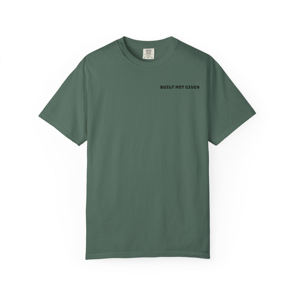 Built Not Given — First Release Premium Heavyweight T-Shirt