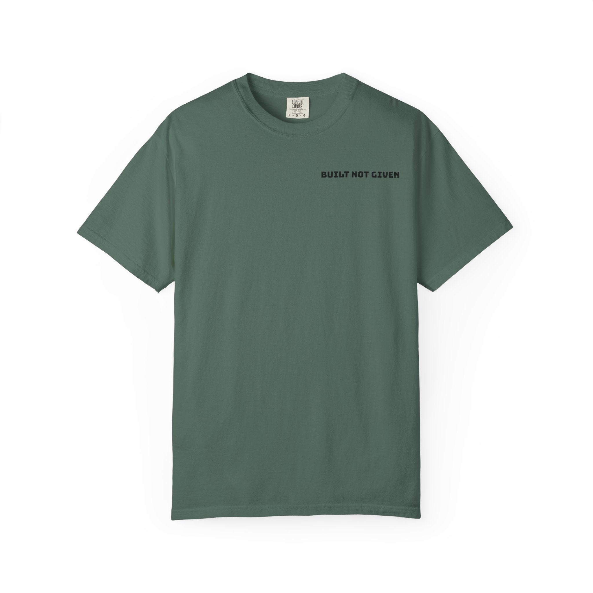Built Not Given — First Release Premium Heavyweight T-Shirt